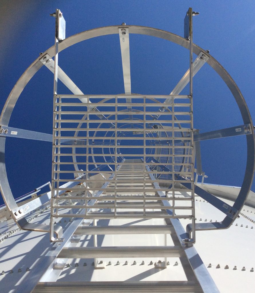 Drawings Aluminum Caged Ladders Ascend Fab