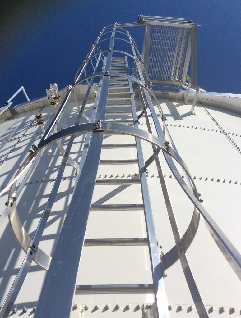 Specify a Fixed Caged Ladder for Building and Structure Access!